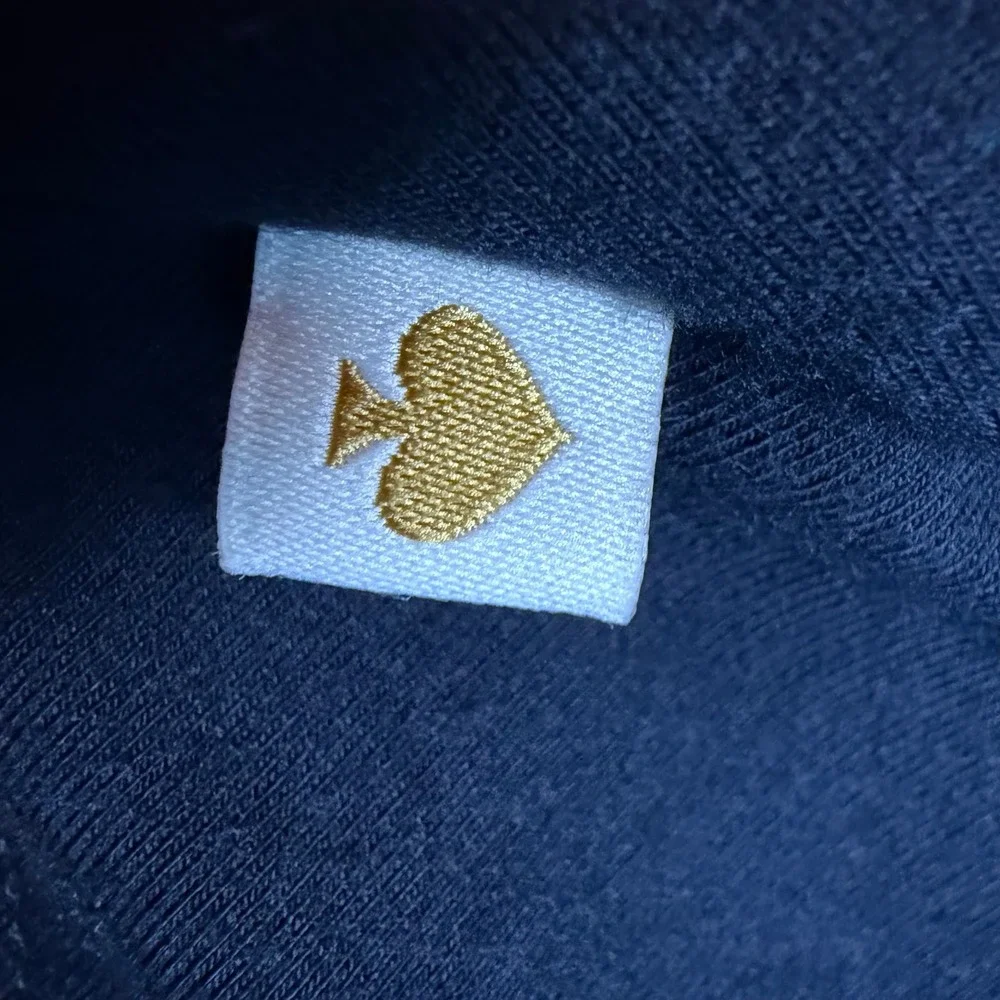 Kate Spade New York Girls Black Jewel Necklace Graphic Ruffle Dress Size 12 - Picture 7 of 7